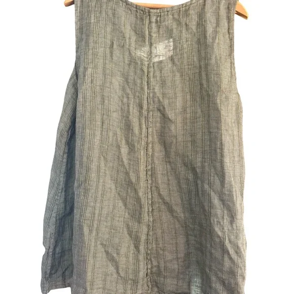 Flax Women's Sage Green Tank Top - Picture 2 of 3